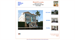 Desktop Screenshot of hotelevernia.com